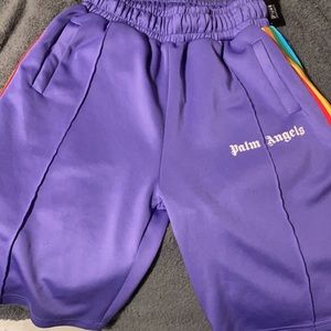 Palm Angels Shorts - New Men | Color: Purple |